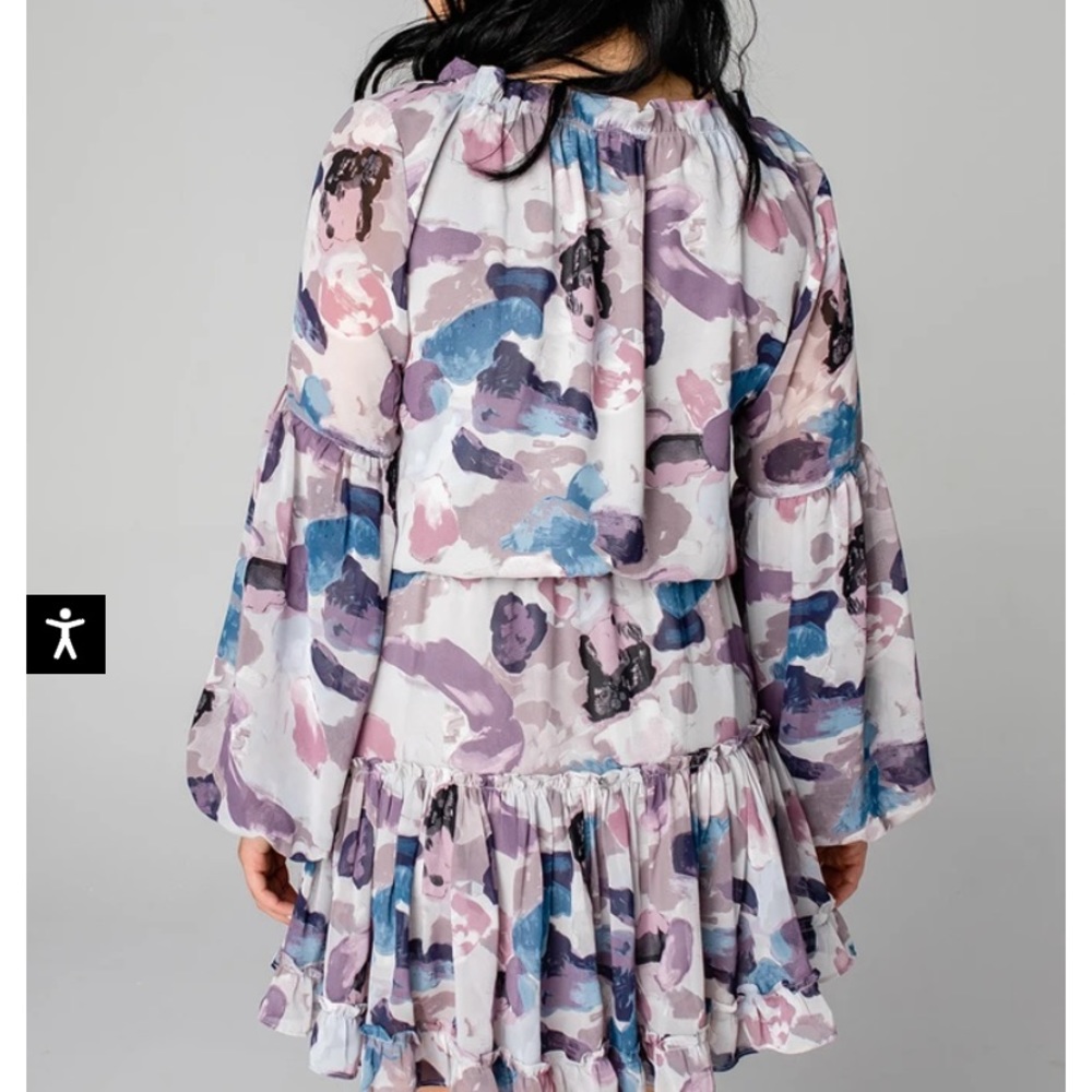 Buddy Love ZoZo mini dress in the color Blackberry.